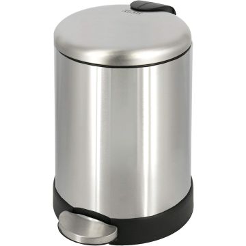 Glad Pequeño Bote de Basura 1.2 Galones Acero Inoxidable con Pedal