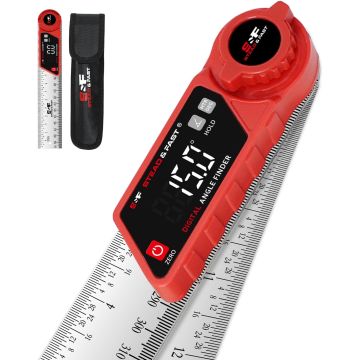 Medidor Digital de Ángulos S&F STEAD & FAST con Estuche