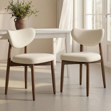 Sillas de comedor de madera VASAGLE set de 2