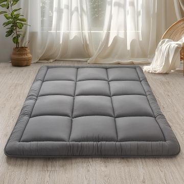 Colchoneta Futon Japonesa 3" Gris 39x80 Pulgadas