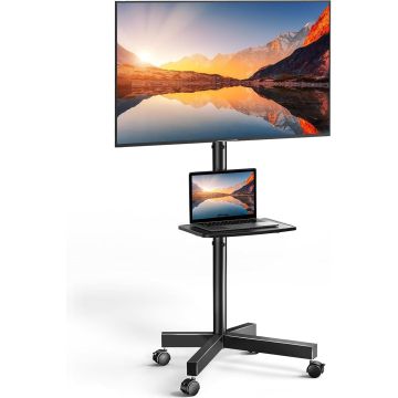 Soporte Móvil para TV PERLESMITH 23-60 Pulgadas con Ruedas