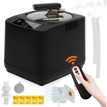 Generador de Vapor Portátil para Sauna 3L 1200W Control Remoto