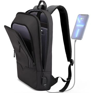 Mochila Antirrobo para Hombre con Cargador USB 15.6 Pulgadas Impermeable