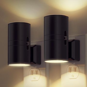 Luz Nocturna LED LOHAS 2 Pack Regulable Sensor Luz