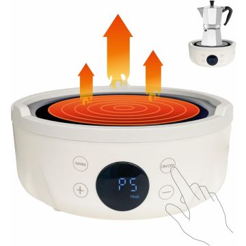 Estufa Eléctrica Portátil con 1 Puesto, 7 Pulgadas, 120V