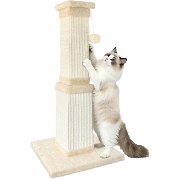 Rascador para Gatos Grandes 32 pulgadas Color Beige