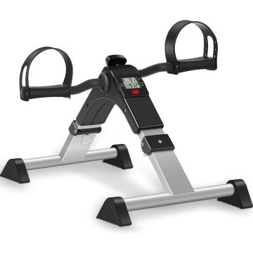 TABEKE Mini Bicicleta de Escritorio, Montaje Completo, Plegable, Pantalla LCD