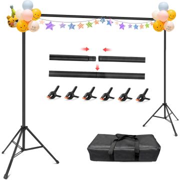 Soporte para Fondos Fotográficos Hemmotop 10x7 pies
