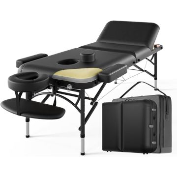 Camilla de Masaje Plegable Portátil Memory Foam Altura Ajust