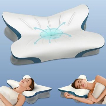 Almohada Cervical Memory Foam Mariposa Ajustable
