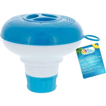 Dispensador flotante para piscina de cloro y bromo 5" diámetro