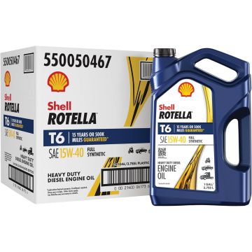 Shell Rotella T6 Sintético 15W-40 Aceite Motor Diésel 1 Galón (3)