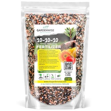 Fertilizante Granulado 10-10-10 de Liberación Lenta para Plantas - 2 Cuartos