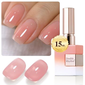 Esmalte en Gel Translúcido Double Rhythm 15 ml - Rosa Claro
