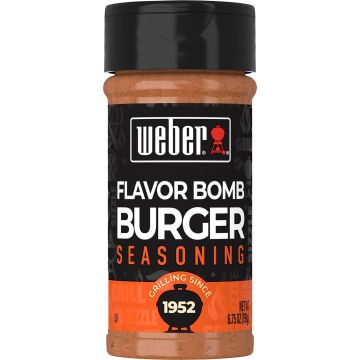 Sazonador para Hamburguesas Weber Flavor Bomb, 6.75 oz