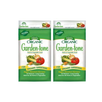 Fertilizante Orgánico Espoma Garden-Tone 3-4-4 para Vegetales y Hierbas - 2 Paquetes de 18 lb