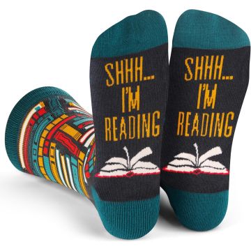Medias Lavley Book and Reading Socks - Divertidas y Cálidas