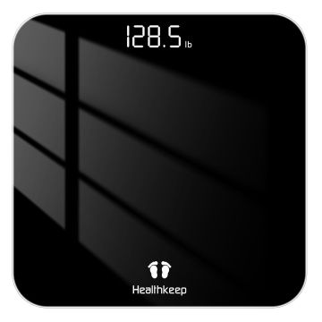 Báscula de Baño Digital Healthkeep 400 lb LED Incluye Pilas