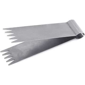 Clip para Moldear Nueces de Acero Inoxidable Plateado para Repostería