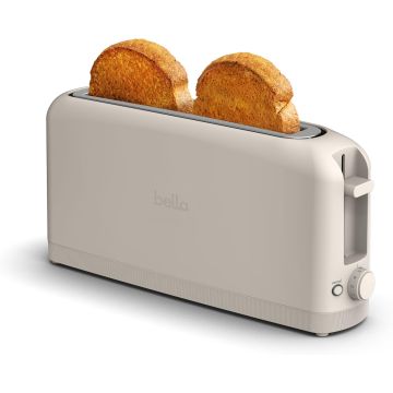 Tostadora Bella 2 rebanadas Slim 900W Beige