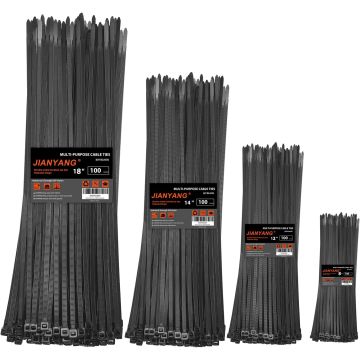 Bridas de Nylon Resistentes 8-18 Pulgadas 400 Unidades