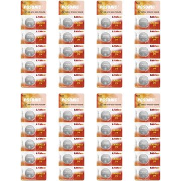 40 Baterías CR2032, 3V, Litio, para Dispositivos Electrónicos