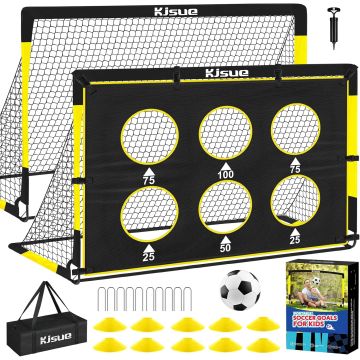 Set portería de fútbol para niños 6x4 pies pop-up