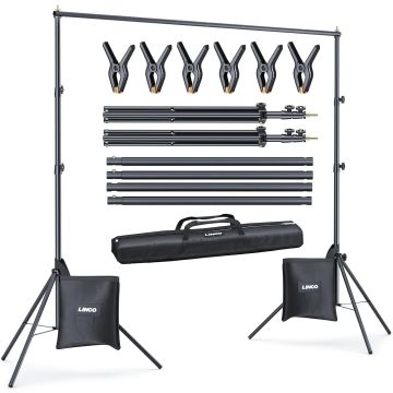 Soporte para Fondos Fotográficos 10x7 ft Ajustable LINCO