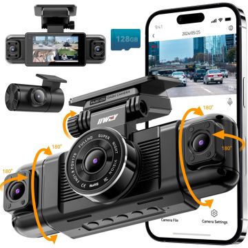 Cámara para auto IIWEY N5 4 canales 1080P 360°