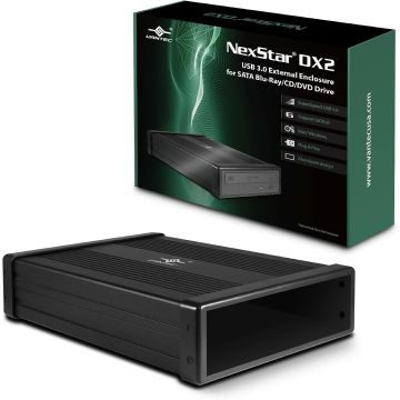 Caja Externa NexStar DX2 USB 3.0 para Unidad Óptica 5.25"