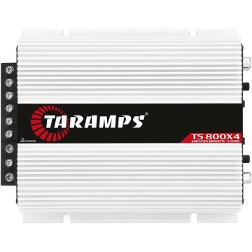 Amplificador de Audio para Auto Taramps TS 800x4 800 Watts RMS 4 Canales