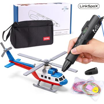 Lápiz 3D con Pantalla LCD, Temperatura Ajustable, Compatible PLA/ABS