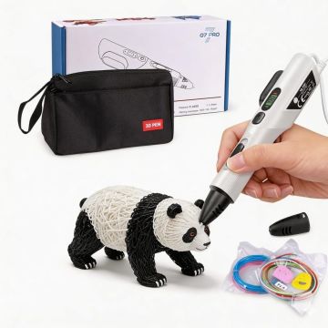 Lápiz 3D LinkSpoX con Pantalla LCD, Temperatura Ajustable, Compatible PLA/ABS