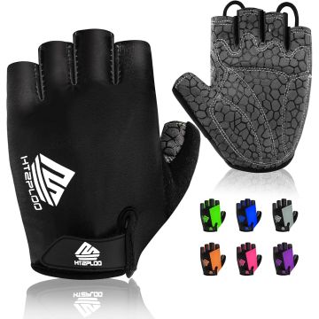 Guantes para ciclismo grandes negro para adultos