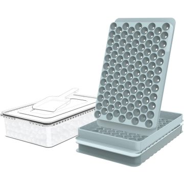 Mini bandeja para cubitos de hielo 2 pack con tapa
