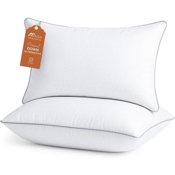 Set 2 Almohadas Queen Fibra Poliéster