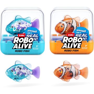 Robo Fish Robótico con Agua y Cambia Color