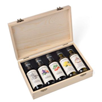Set Chef Blazing Bella - Vinagre Balsámico y Aceite de Oliva - 5 Sabores
