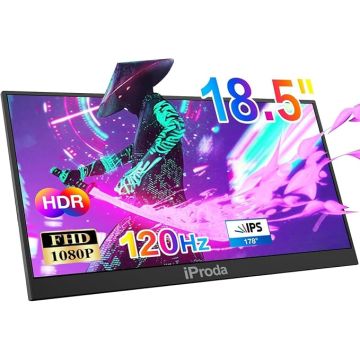 Monitor Portátil Extensor 18.5 FHD 1080P 120Hz para Laptop P