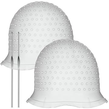 Kit de 2 gorros de silicona para mechas