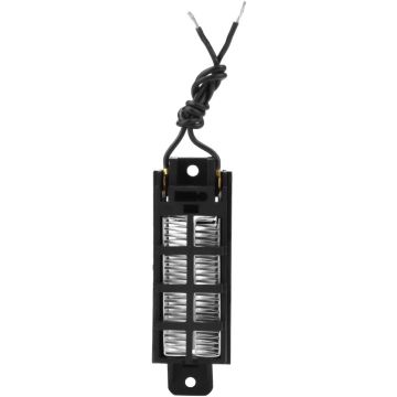 Calentador de aire cerámico PTC 50W 12V, tipo torre, negro