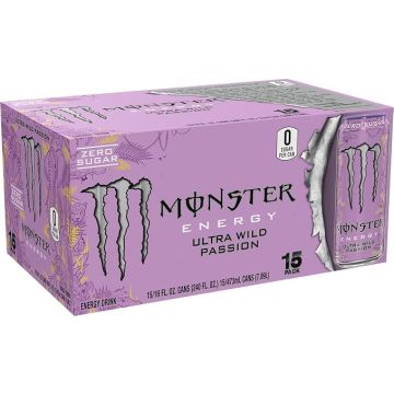 Monster Energy Ultra Wild Passion, bebida energética sin azú