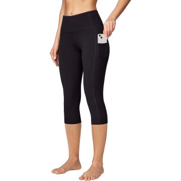 Leggings Capri para Mujer Pantalones de Yoga con Bolsillos