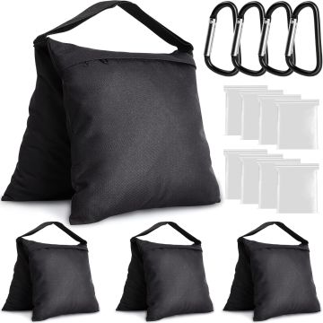 4 bolsas de peso para soporte de cámara y fotografía