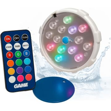 Game Pool Lights - 12 Colores 4 Modos, Control Remoto, para Piscinas Elevadas