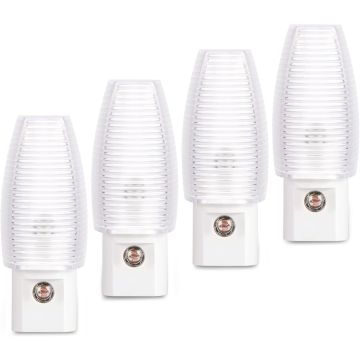 Emotionlite Luz Nocturna LED Bluetooth, 4 Unidades, Blanco Cálido