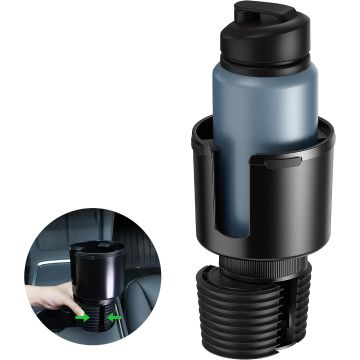 SAGRUILA Portavasos Expansible para Coche - Soporte para Botellas Grandes