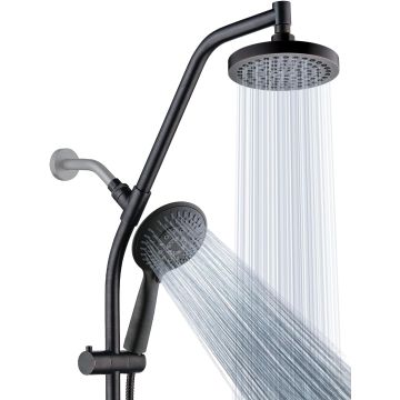 Combo de Ducha Lluvia BRIGHT SHOWERS con Cabezal de Mano Alta Presión en Bronce