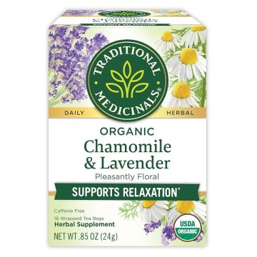 Té de Manzanilla y Lavanda 16 Bolsitas 100% Natural