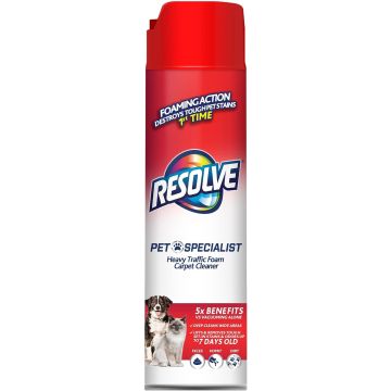 Resolve Pet Specialist Limpiador de Alfombras en Espuma 22oz